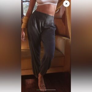 Aerie Sherpa Fleece Corset Jogger